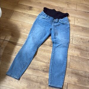 GAP Blue and Black Maternity Jeggings